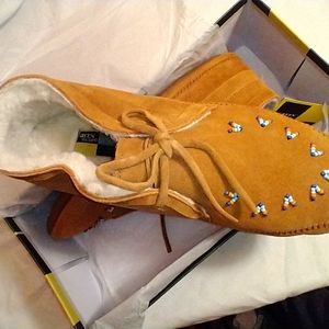 Green Ease Shannon Moc Bootie Cinnamon